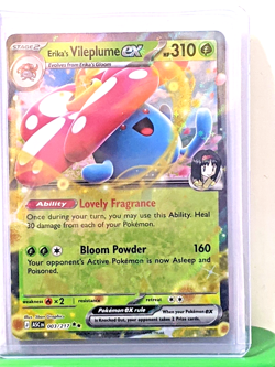 Erika's Vileplume EX 003/217 Ascended Heroes Double Rare Pokemon TCG NM - Image 1