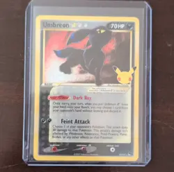 Pokemon Umbreon Star Stamped Holo Card 17/17 Celebrations Classic Collection - Image 3