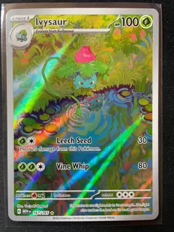 Ivysaur Illustration Rare 167/165 SV Pokemon 151 2023 English - Image 1