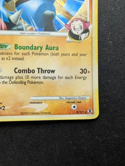 Mint Pokemon Lucario GL Holo Card 8/111 Rising Rivals - Image 5