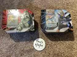 Pokemon Tyranitar & Empoleon V Strikers Tin Factory sealed Lot Of 2 - Image 1