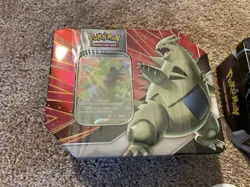 Pokemon Tyranitar & Empoleon V Strikers Tin Factory sealed Lot Of 2 - Image 2