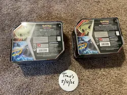 Pokemon Tyranitar & Empoleon V Strikers Tin Factory sealed Lot Of 2 - Image 4