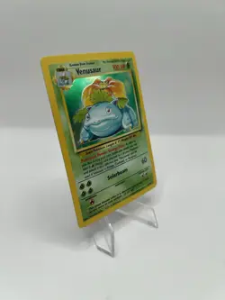 Pokemon TCG Venusaur Holo 18/130 Base Set WOTC Unlimited 2000 - MP - Image 3