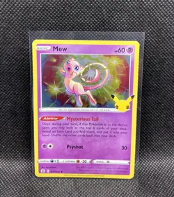 Mew 011/25 Pokemon TCG 25th Anniversary Celebrations Pokemon - Image 1