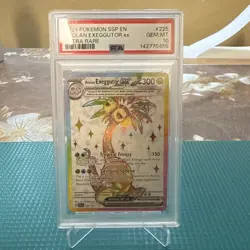 Alolan Exeggutor ex Pokemon 225/191 Sv08: Surging Sparks Holo PSA 10 - Image 1