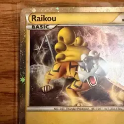 Raikou HGSS19 HGSS Black Star Promo - Pokemon Holo Foil Rare MP - Image 2