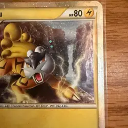 Raikou HGSS19 HGSS Black Star Promo - Pokemon Holo Foil Rare MP - Image 3