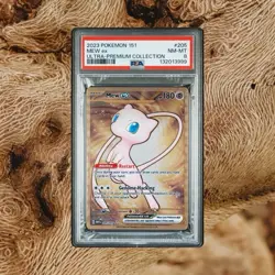 Pokemon SV Scarlet & Violet 151 Metal Ultra Premium UPC Mew ex 205/165 PSA 8 - Image 1