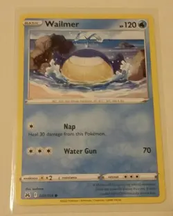 Pokemon TCG Crown Zenith: Wailmer (031/159) - Common - Near Mint - Image 1