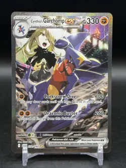 Pokemon Cynthia's Garchomp ex 232/182 Special Illustration Rare Destined Rivals - Image 1