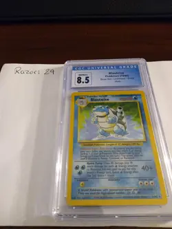 Pokemon Base Set Unlimited Holo Blastoise 2/102 CGC 8.5 - Image 1