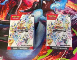 Prismatic Evolutions Pokemon TCG Booster Bundle New Factory Sealed Lot X 2 - Image 1