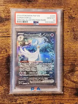 2024 POKEMON PAF SPECIAL ILLUSTRATION RARE GARDEVOIR EX 233/091 PSA 10 - Image 1