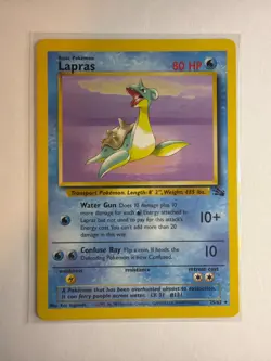 1999 Pokemon Fossil Set Unlimited - 25 Lapras - Image 1