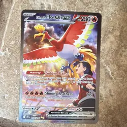 Pokemon Ethan's Ho-Oh EX 230/182 Sv10 Destined Rivals Holo Special Rare - Image 1