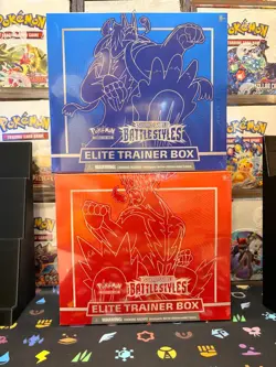 Pokemon TCG SWSH Battle Styles Elite Trainer Box ETB Set of 2 (Factory Sealed) - Image 1
