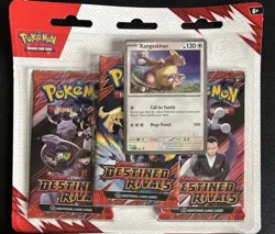 Pokemon TCG Destined Rivals Triple Blister Pack – New & Sealed 3 Boosters Promo - Image 1