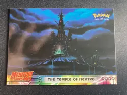 1999 Topps Pokemon The First Movie The Temple of Mewtwo 18 Black Logo - Image 1