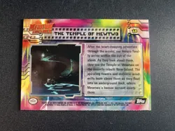 1999 Topps Pokemon The First Movie The Temple of Mewtwo 18 Black Logo - Image 2