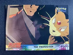1999 Topps Pokemon The First Movie THe Proposition 5 Black Logo - Image 1