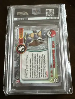 1999 Topps Pokemon TV Series 1 Blastoise #09 PSA 10 FREE SHIPPING - Image 2