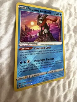 Pokemon TCG Radiant Greninja Astral Radiance 046/189 Holo Radiant Rare - Image 2