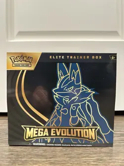 Auc#3 Pokemon Mega Evolution Lucario Elite Trainer Box ETB SEALED - Image 1