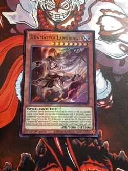 Yugioh Dogmatika Lawbringer MZMU-EN052 Ultra Rare 1st Edition NM - Image 1