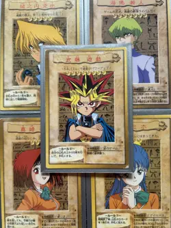 YuGiOh Huge Bandai Carddass 1998 OCG 1st + Gen Collection Double Sleeved Yugi - Image 2