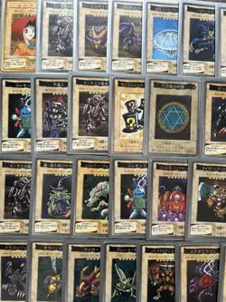 YuGiOh Huge Bandai Carddass 1998 OCG 1st + Gen Collection Double Sleeved Yugi - Image 3