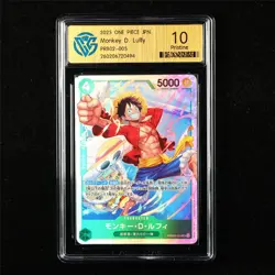 CCG 10 Pristine 2025 One Piece JPN Monkey D. Luffy PRB02-005 SR - Image 1