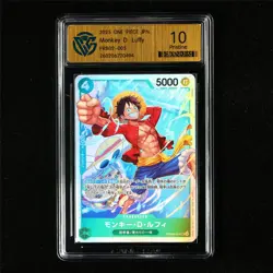 CCG 10 Pristine 2025 One Piece JPN Monkey D. Luffy PRB02-005 SR - Image 2