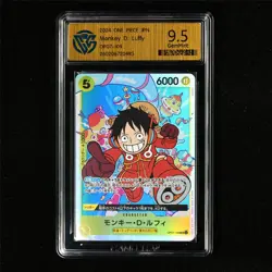 CCG 9.5 GemMint 2024 One Piece JPN Monkey D. Luffy OP07-109 SR - Image 2