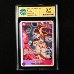 CCG 9.5 GemMint 2024 One Piece JPN Franky OP09-072 SR - Image 1