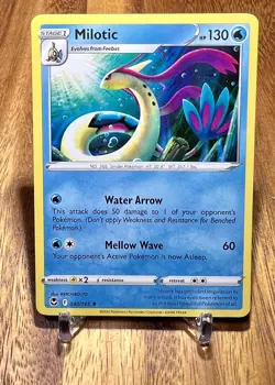 Milotic 040/195 Rare Non Holo Silver Tempest Pokemon Card NM - Image 1