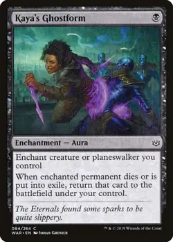 Magic the Gathering Kaya's Ghostform War of the Spark #94 2019 MTG Card - Image 1
