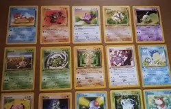 Pokemon Cards - 1st Edition WOTC Job Lot Bargain Bundle - x19 Played Condition - Image 2