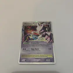 Mewtwo Lv. X DP28 EXC Black Star Promo Vintage Holo Pokemon Card - Image 1
