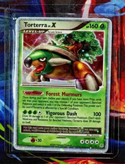 Torterra Lv. X 122/130 Diamond & Pearl Base Set Pokemon Card TCG Holo Rare Mp - Image 1