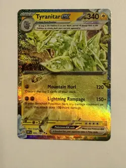 Pokemon - Tyranitar ex - 066/197 - SV Obsidian Flames - Half Art Card - Image 1