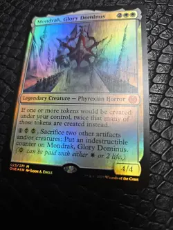 MTG Mondrak, Glory Dominus Card Phyrexia: All Will Be One Foil NM - Image 1