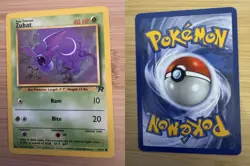 Pokemon TCG Zubat Team Rocket 70/82 Unlimited Regular Common Card WOTC Played LP - Image 1