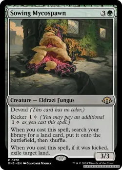 TCG MTG Sowing Mycospawn [MH3 - 170] - NM [Normal] - Image 1
