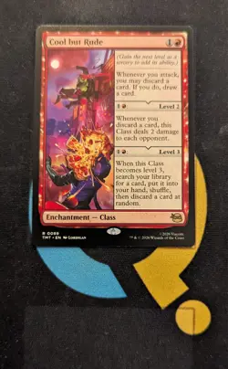 Cool but Rude Rare TMT 089 Teenage Mutant Ninja Turtles MTG - Image 1