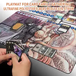 Board Game Digimon Playmat With Card Zones Mousepad Playmat of TCG CCG - Image 2