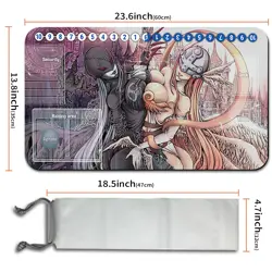 Board Game Digimon Playmat With Card Zones Mousepad Playmat of TCG CCG - Image 5