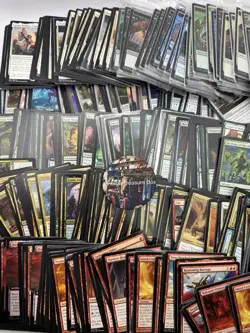 MTG Magic 50 Rare, Mythics, Promo or Foil + 50 Common Random 100 Card Bulk Lot - Image 1
