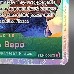 One Piece Law & Bepo ST24-004 SR - Image 5