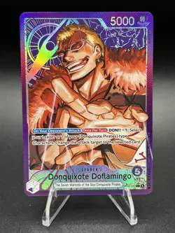 One Piece Donquixote Doflamingo - OP14-060 (Alternate Art) The Azure Sea's Seven - Image 1